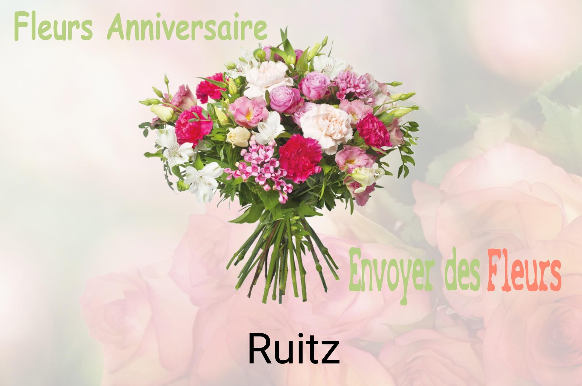 Bouquet de fleurs d’anniversaire livré à Ruitz